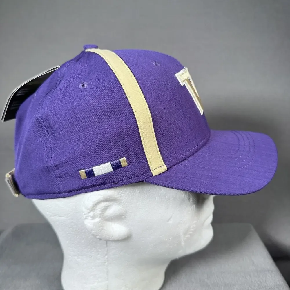 Washington Huskies Hat Cap‎ Strap Back Mens One Size NCAA Nike Dri-FIT AeroBill
